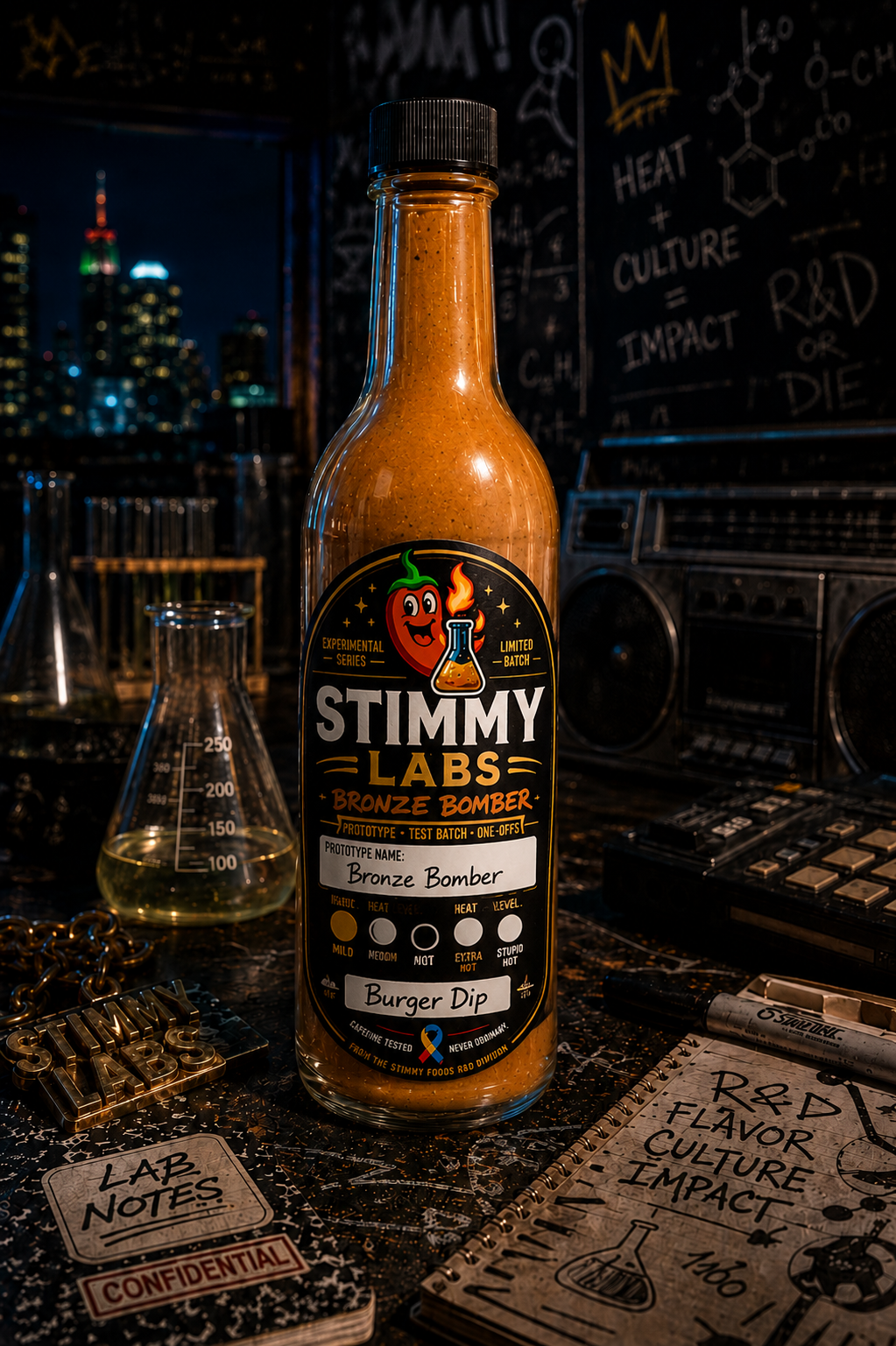 Stimmy Labs - Bronze Bomber - Sweet Heat, Pineapple Burger Dip