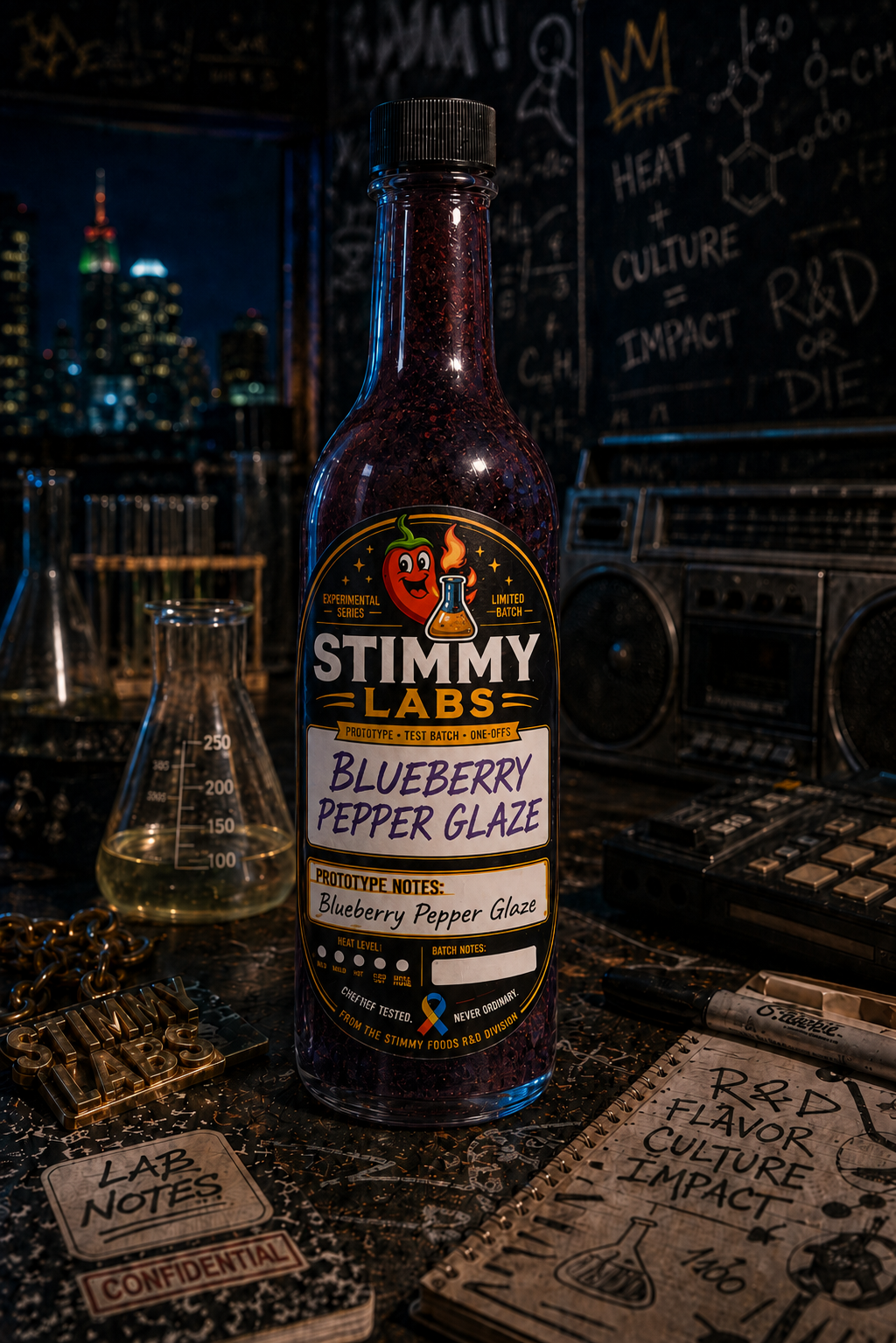 Blueberry Brunch - Breakfast-Inspired Pepper Glaze