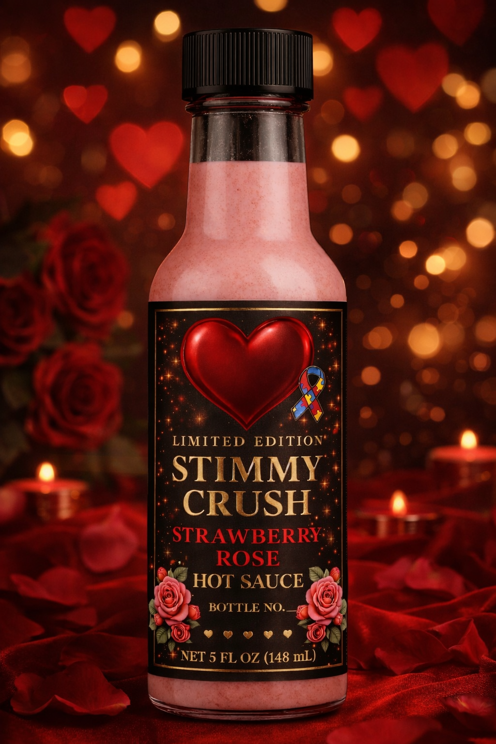 Stimmy Crush™ — Strawberry Rose Hot Sauce